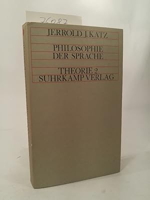 Seller image for Philosophie der Sprache - Theorie 2 Aus dem Amerikanischen von Richard Kruse for sale by ANTIQUARIAT Franke BRUDDENBOOKS