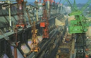 Three Gorges Dam Construction Site River Chinese Hubei Postcard