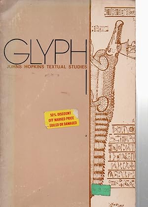 Seller image for Glyph _ John Hopkins Textual Studies for sale by San Francisco Book Company