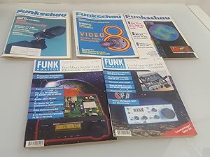 Konvolut 5 Zeitschriften: Funk Amateur: 10. Mai/1985; 21. November 1986; 15. Januar 1988; Januar ...
