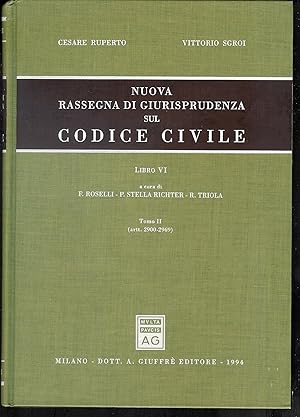 Image du vendeur pour Nuova rassegna di giurisprudenza sul Codice civile. Artt. 2900-2969 (Vol. 6/2) mis en vente par MULTI BOOK