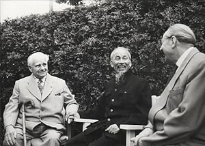 Präsident Ho Chi Minh aus Vietnam besucht die DDR. Gespräche mit Präsident Wilhelm Pieck und Mini...