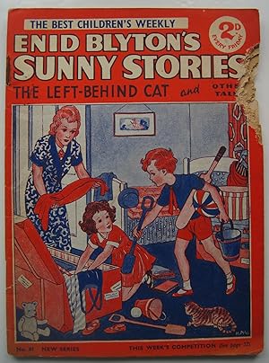 Seller image for Sunny Stories 29/07/38 - No.81 - The Left-Behind Cat, and part 17 of "Mr Galliano's Circus", and UNCOLLECTED STORY "Brer Wolf Catches Brer Rabbit" for sale by David Schutte