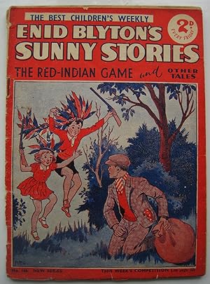 Seller image for Sunny Stories 15/03/40 - No.166 - The Red-Indian Game, and part 25 (final) of the first printing of "The Secret Island" for sale by David Schutte