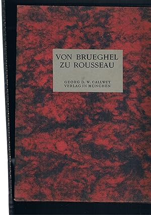 Imagen del vendedor de Von Brueghel zu Rousseau a la venta por manufactura