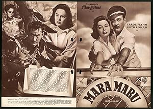 Imagen del vendedor de Filmprogramm IFB Nr. 1578, Mara Maru, Errol Flynn, Ruth Roman, Regie: Gordon Douglas a la venta por Bartko-Reher