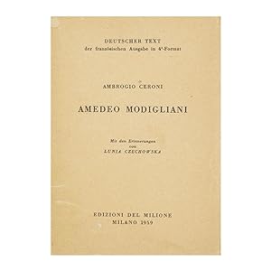 Ambrogio Ceroni - Amedeo Modigliani