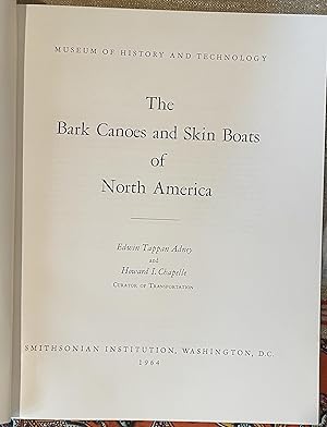 The Bark Canoes and Skin Boats of North America