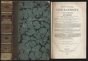 Seller image for Dictionnaire Gographique Universel de Vosgien. Totalement refondu et mis au niveau de la science moderne: Purg de plus de 500 double empois, articles imaginaires, etc. et augmente d'environ 10000 articles. Troisieme edition. Avec 280 figures intercalees dans le texte et 24 planches hors texte. for sale by Antiquariat Lenzen