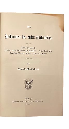 DIE VERBANNTEN DES ERSTEN KAISERREICHS.