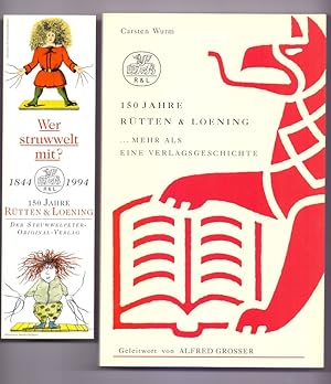 Bild des Verkufers fr 150 Jahre Rtten & Loening 1844-1994: .mehr als eine Verlagsgeschichte. zum Verkauf von Die Wortfreunde - Antiquariat Wirthwein Matthias Wirthwein