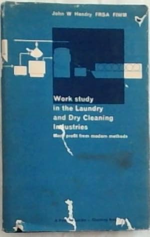 Bild des Verkufers fr Work Study In The Laundry And Dry Cleaning Industries zum Verkauf von Chapter 1