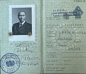 Leopold Aschner's Hungarian Passport, Issued in Switzerland, December 1944