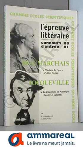 Image du vendeur pour Francais concours 86-87 (tocqueville -beaumarchais) mis en vente par Ammareal