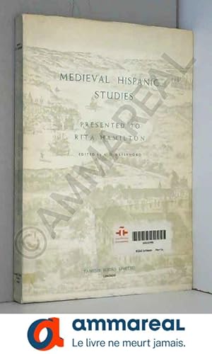 Bild des Verkufers fr Medieval Hispanic Studies Presented to Rita Hamilton zum Verkauf von Ammareal