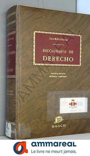 Imagen del vendedor de Diccionario de derecho a la venta por Ammareal