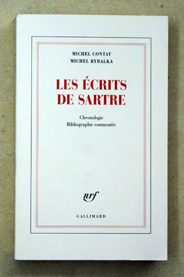 Seller image for Les crits de Sartre. Chronologie, bibliographie commente. for sale by antiquariat peter petrej - Bibliopolium AG