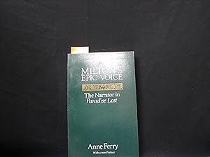 Seller image for Milton's Epic Voice: The Narrator in Paradise Lost for sale by George Strange's Bookmart