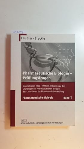 Imagen del vendedor de Pharmazeutische Biologie. Band 1., Prfungsfragen : Originalfragen 1990 - 1999 mit Antworten zu den Grundlagen der Pharmazeutischen Biologie des 1. Abschnitts der Pharmazeutischen Prfung ; a la venta por Gebrauchtbcherlogistik  H.J. Lauterbach