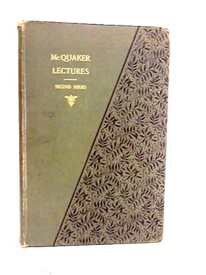 Seller image for McQuaker Trust Lectures Second Series for sale by World of Rare Books