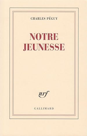 Image du vendeur pour notre jeunesse mis en vente par Chapitre.com : livres et presse ancienne