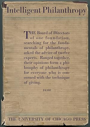 Imagen del vendedor de Intelligent Philanthropy a la venta por Between the Covers-Rare Books, Inc. ABAA