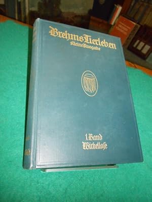 Imagen del vendedor de Brehms Tierleben; Kleine Ausgabe. Bd. 1., Die Wirbellosen. Nach den von V. Franz, G. Grimpe, R. Heymons [u. a.] bearbeiteten Bnden 1 und 2 der 4. Auflage des Hauptwerkes. a la venta por Galerie  Antiquariat Schlegl