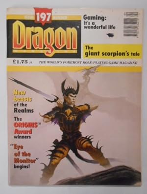 Bild des Verkufers fr Dragon Magazine Issue 197. The World s formost Role-Playing Game Magazin. zum Verkauf von KULTur-Antiquariat
