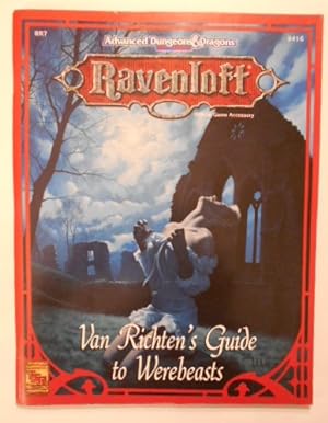 Ravenloft: Van Richten's Guide to Werebeasts. Advanced Dungeons & Dragons, 2ND EDITION.