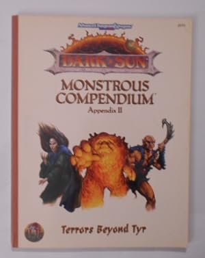 Bild des Verkufers fr Dark Sun: Monstrous Compendium Appendix II. Terrors Beyond Tyr. Advanced Dungeons & Dragons: 2nd Edition. zum Verkauf von KULTur-Antiquariat