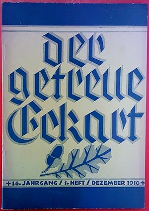 Bild des Verkufers fr Der getreue Eckart - 14. Jahrgang / 3. Heft / Dezember 1936 zum Verkauf von biblion2