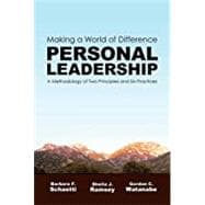 Bild des Verkufers fr Making a World of Difference. Personal Leadership: A Methodology of Two Principles and Six Practices zum Verkauf von eCampus