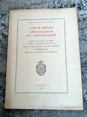 Bild des Verkufers fr LATIN DE HISPANIA: ASPECTOS LEXICOS DE LA ROMANIZACIN zum Verkauf von Itziar Arranz Libros & Dribaslibros
