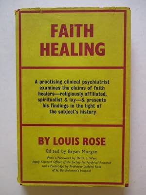 Imagen del vendedor de Faith healing a la venta por GREENSLEEVES BOOKS