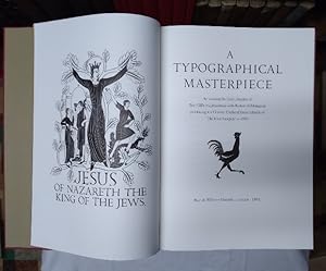A Typographical Masterpiece: an Account by John Dreyfus of Eric Gill's Collaboration with Robert ...