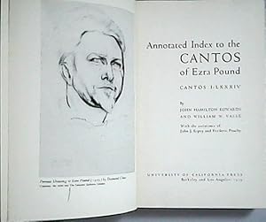 Seller image for Annotated index of the Cantos of Ezra Pound : Cantos I - LXXXIV. for sale by Librera y Editorial Renacimiento, S.A.