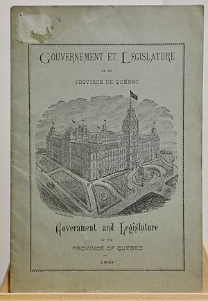 Gouvernement et Législature de la Province de Québec