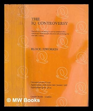 Immagine del venditore per The IQ controversy : critical readings / edited by Ned Block & Gerald Dworkin venduto da MW Books Ltd.