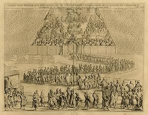 Antique Print-PARLIAMENT-GOVERNMENT OF SCOTLAND-CAVALCADE-Chatelain-1732