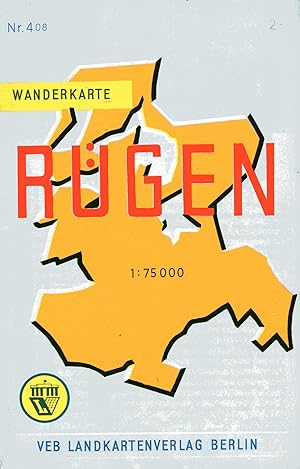 Bild des Verkufers fr Wanderkarten Nr. 408 Rgen. Mastab 1 : 75 000;Mit Text auf der Rckseite zum Verkauf von Antiquariat Kastanienhof