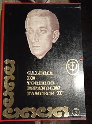 Imagen del vendedor de GALERIA DE TOREROS ESPAOLES FAMOSOS. TOMO II. a la venta por Libreria Castrillo