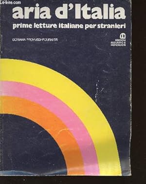 Seller image for Aria d'Italia, prime letture italiane per stranieri for sale by Le-Livre