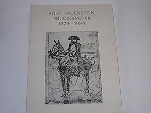 Bild des Verkufers fr Rolf Hauenstein. Druckgraphik 1979-1984 zum Verkauf von Der-Philo-soph