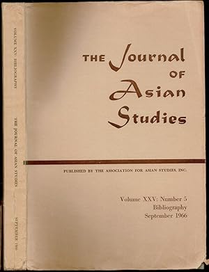 Immagine del venditore per The Journal of Asian Studies, Volume XXV, Number 5 Bibliography 1965 venduto da The Book Collector, Inc. ABAA, ILAB