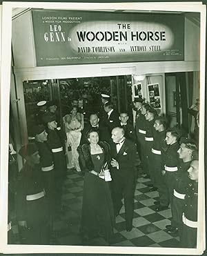 Seller image for Wooden Horse (movie) (4 B/W photographs from London premier) for sale by Eureka Books