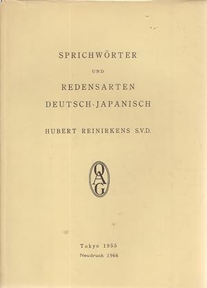 Sprichwörter und Redensarten. Deutsch-Japanisch. Mitteilungen der Deutschen Gesellschaft für Natu...