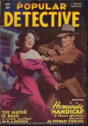 Seller image for POPULAR DETECTIVE: May 1949 for sale by Books from the Crypt