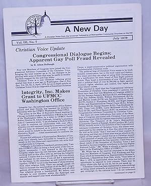 A New Day: a Christian voice from the Universal Fellowship of Metropolitan Community Churches on ...