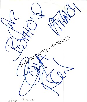 Bild des Verkufers fr Original Autogramm Sonya Kraus /// Autogramm Autograph signiert signed signee zum Verkauf von Antiquariat im Kaiserviertel | Wimbauer Buchversand