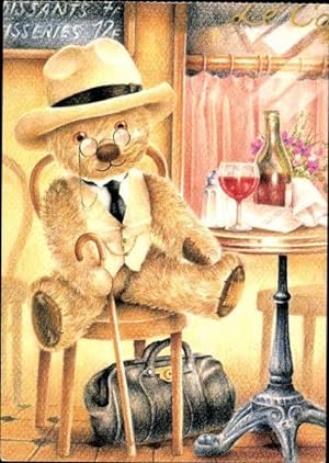9 alte Ansichtskarte / Postkarte Teddys, diverse Ansichten